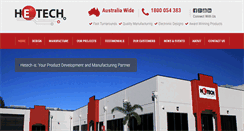 Desktop Screenshot of hetech.com.au